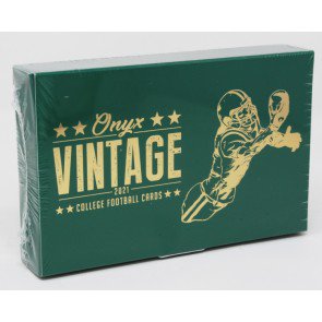 2021 Onyx Vintage Collection College Football Box