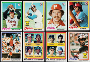 1978 TOPPS BASEBALL COMPLETE SET 1-726 OVERALL Ex Mint