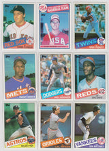 Load image into Gallery viewer, 1985 TOPPS BASEBALL COMPLETE SET 1-792 OVERALL Near Mint In Pages and Album
