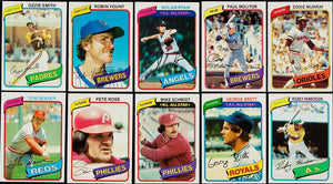 1980 TOPPS BASEBALL COMPLETE SET 1-726 OVERALL Ex Mint In Pages and Album