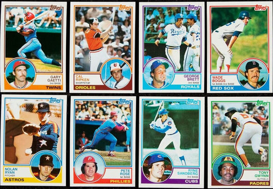 1983 TOPPS BASEBALL COMPLETE SET 1-792 OVERALL Near Mint