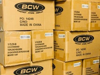1 CASE BCW REGULAR TOP LOADERS 40 PACKS OF 25 ~ 1,000 TOP LOADERS! - TJT SPORTS