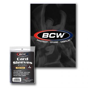 BCW Thick Soft Sleeve 100 Pack - TJT SPORTS PRESENTED BY IRONMAN8CARDS