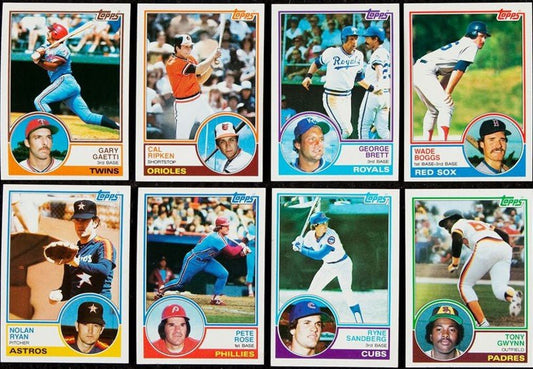 1983 TOPPS BASEBALL COMPLETE SET 1 - 792 OVERALL Near Mint - Topps